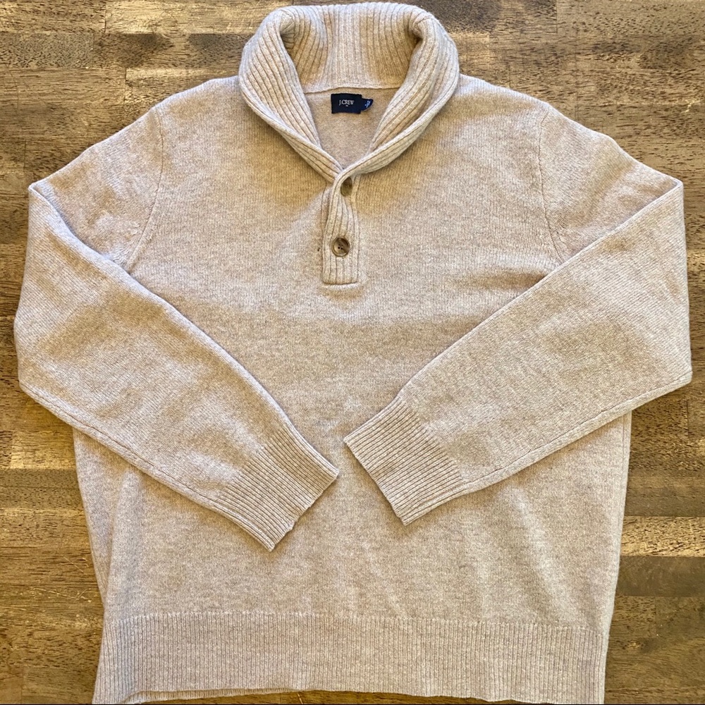 Men’s J. Crew Factory Shawl Collar Sweater